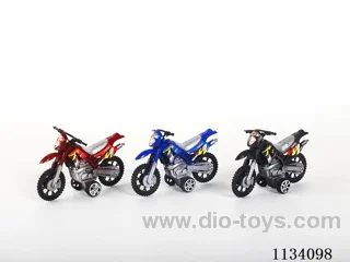 Simulation pull back motorbike