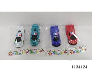 pull back police car (4 colours mix)