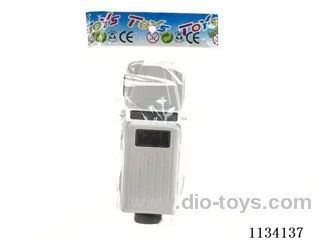 13CM white pull back scooter