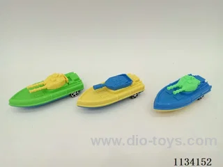pull back Military Colour Boat (1 pc)