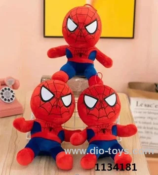 8 inch plush spideman toy in opp bag