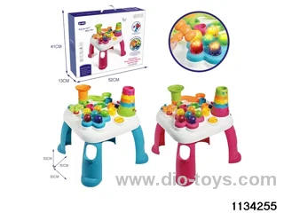 Learning Table with Whack-a-Mole and Music