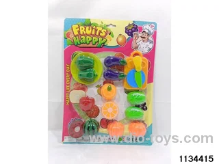 Simulation Fruit & Vegetable Cutting 10pcs