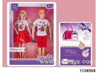 11.5 inch 9 jointed doll set