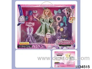 11.5 inch 9 jointed doll set