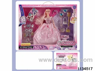 11.5 inch 9 jointed doll set