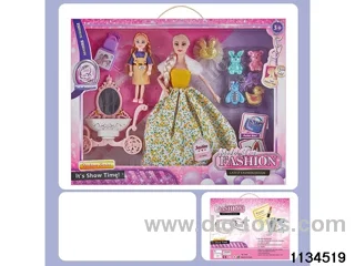 11.5 inch 9 jointed doll set