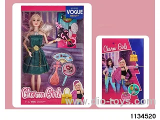 11.5 inch 9 jointed doll set