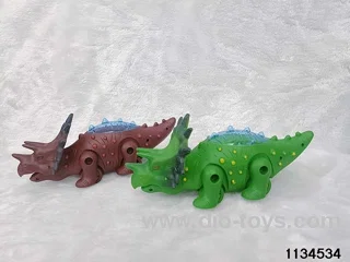 Pull Line Lighted Triangle Dinosaur (sugar filled)