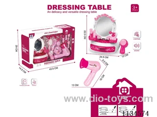 Dresser (with light and music) + hair dryer