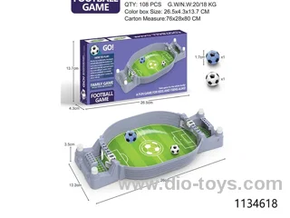 table football game in color box