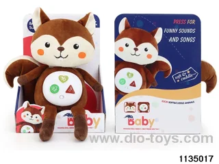 Plush Squirrel with Lights and Music