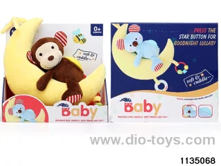 Plush sound and light moon monkey