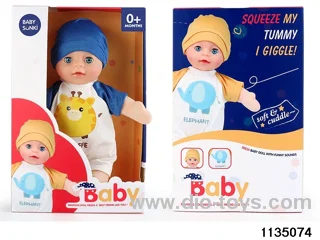 Plush Laughing Doll