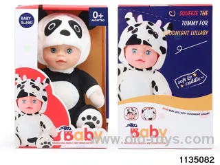 Plush sound and light panda doll