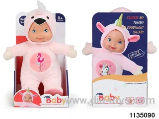 Plush sound and light flamingo doll