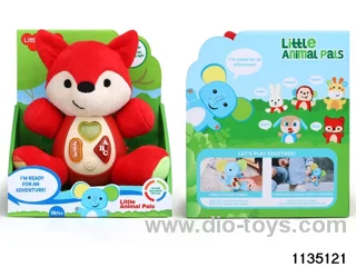 Plush Fox with Lights and Music