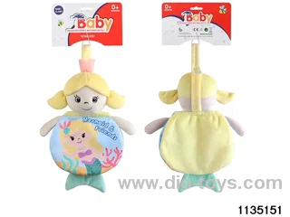Plush Mermaid Baby Cloth Book