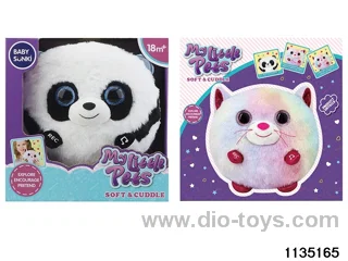 Plush panda with recording function