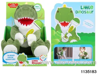 Plush Dinosaur Backpack with Lights