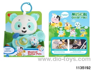 Plush Panda Guitar with Lights Music
