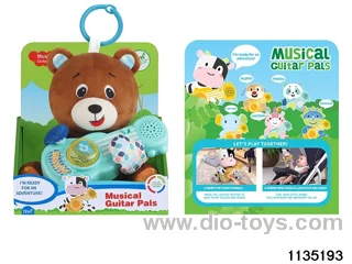 Plush Bear Guitar with Lights Music