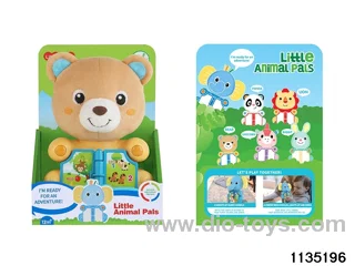Plush bear with light and music