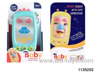 Dinosaur mobile phone with beauty emoji