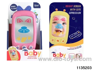 Bunny mobile phone with beauty emoji