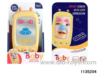 Giraffe mobile phone with beauty emoji