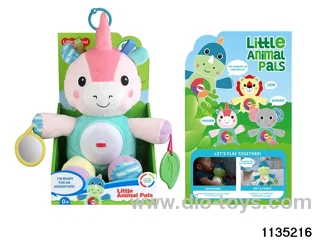 Plush Unicorn with Lights and Music (Hammockable)