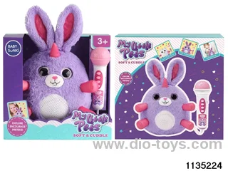 Plush Bunny with Microphone and Lights