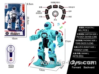 English RC Robot Blue (Batteries not included)