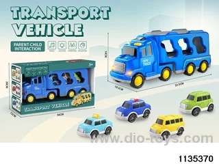 Inertia Lighted Musical Vehicle (with pull back car)