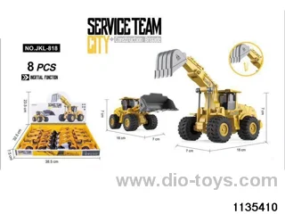 Excavators and bulldozers