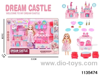 9 inch doll castle
