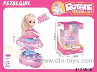 B/O gimbal toy with lights and music