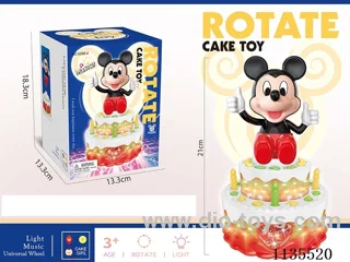 B/O spinning toy with light up music