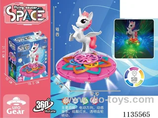 Transparent Gears UFO Unicorn