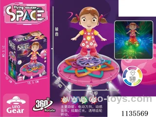 Transparent Gear UFO Girl