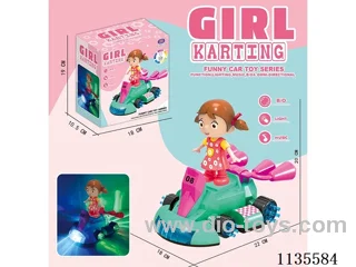B/O Universal Lights Music Kart Girl