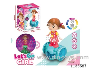 B/O universal 5D lights music girl
