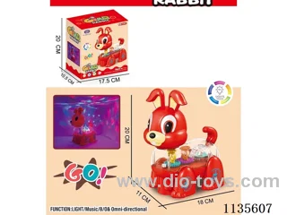 Transparent Gear B/O Rabbit