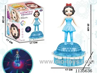 B/O 5D universal lifting and rotating light music princess