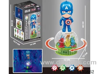 B/O rotating light gimbal Captain America