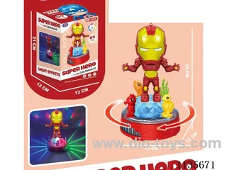 B/O rotating light gimbal Iron Man