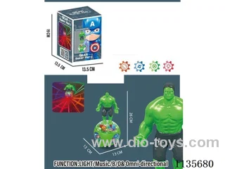 Transparent Gear B/O Avengers with Lights Music