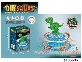 B/O Lights Music Rotating Lifting Dinosaur