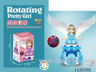 B/O Princess with Lights Music Rotating Lift Princess