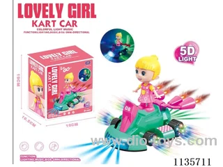 B/O universal girl kart with light music